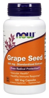 NOW Grape Seed Anti 100 mg 